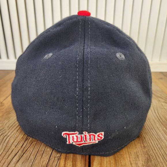 Minnesota Twins New Era 39thirty Size L/XL Hat Cap Navy Blue MLB Baseball Sports - Picture 5 of 10